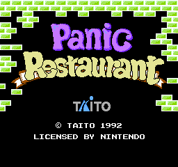 File:Panic Restaurant NES Title.png