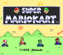 File:Super Mario Kart Title.png