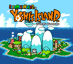 File:Yoshi's Island - Title Screen.png