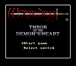 File:Wizardry Gaiden IV - Throb of The Demon's Heart-title.png